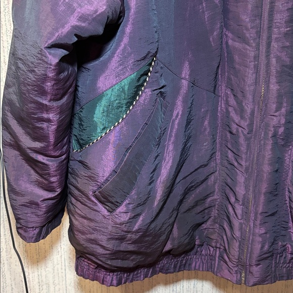 80's Current Seen Quilted Patchwork Coat sz M unisex oversized - Picture 5 of 15